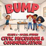 Civic Discussion & Communication BUMP Socials Game - No Prep Grade 6 Review