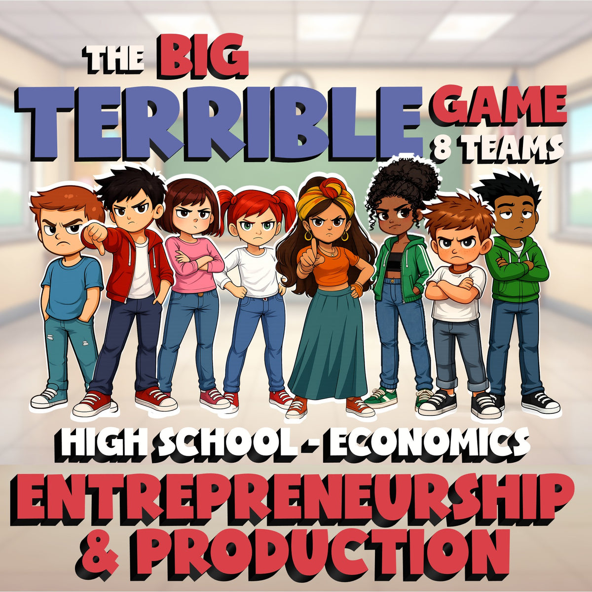Entrepreneurship & Production BIG TERRIBLE GAME - No Prep Economics Review