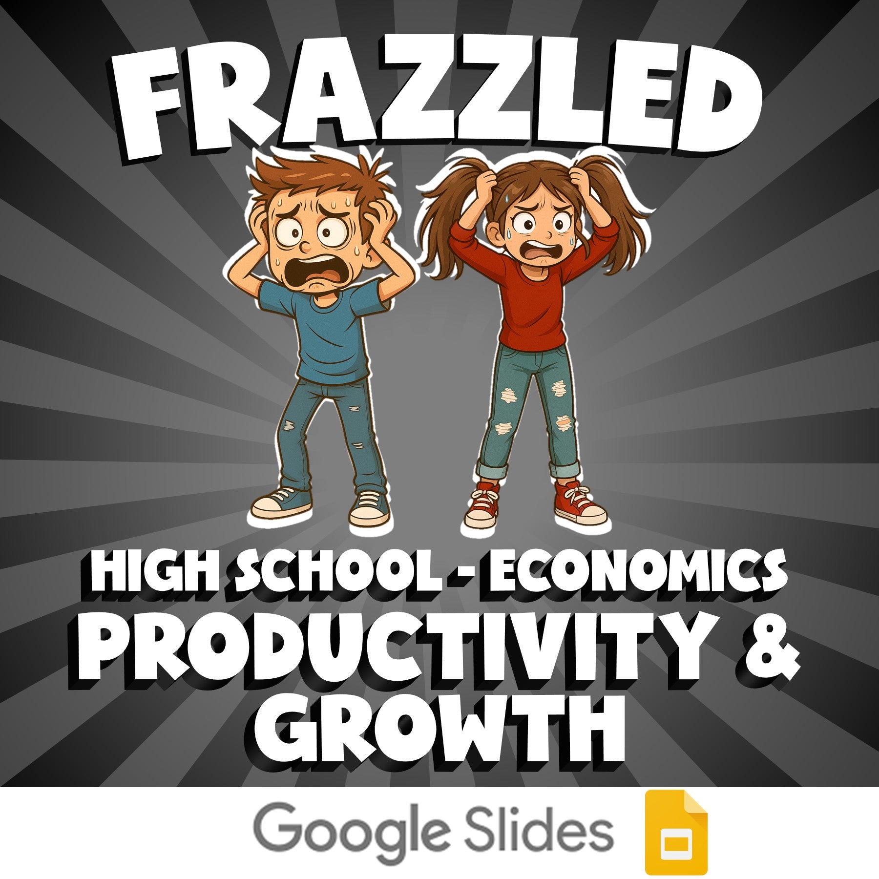 Productivity & Growth FRAZZLED Economics Game - No Prep Review Activity