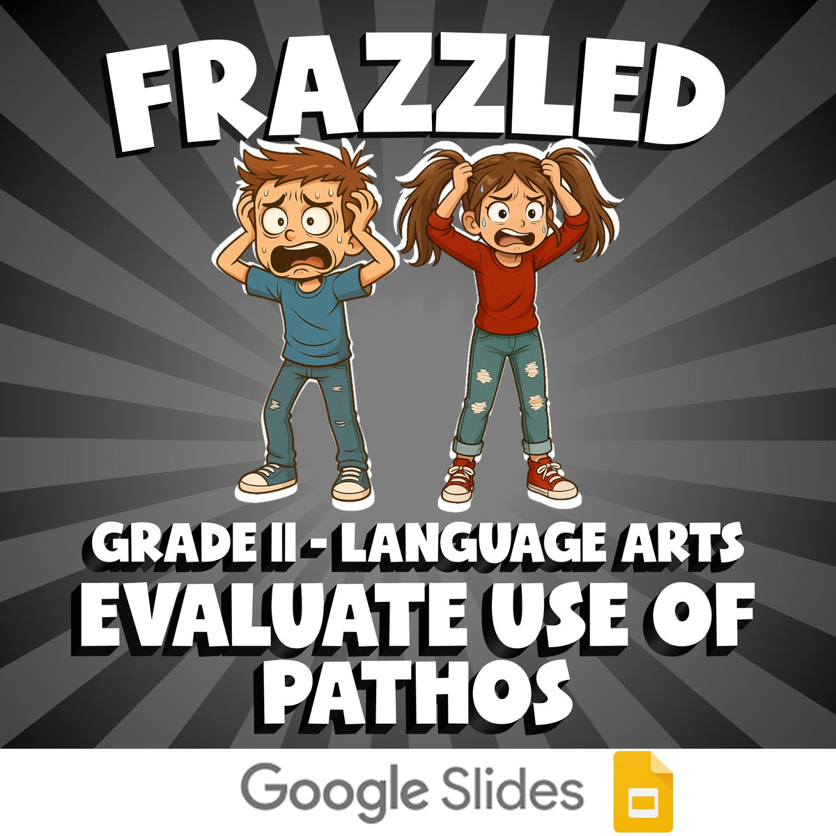 Evaluate Use of Pathos FRAZZLED ELA Game - No Prep Grade 11 Review Activity