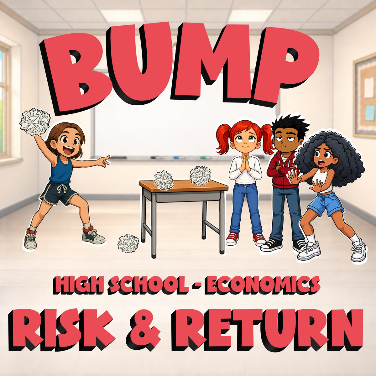 Risk & Return BUMP Economics Game - No Prep Review Activity