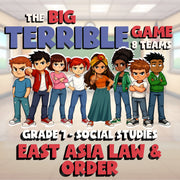 East Asia Law & Order BIG TERRIBLE GAME - No Prep Grade 7 Socials Review