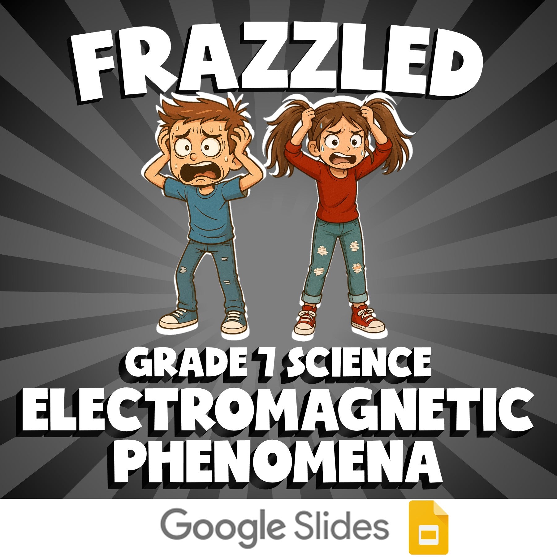 Electromagnetic Phenomena FRAZZLED Science Game - No Prep Grade 7 Review