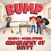 Geography of Egypt BUMP Socials Game - No Prep Grade 6 Review Activity