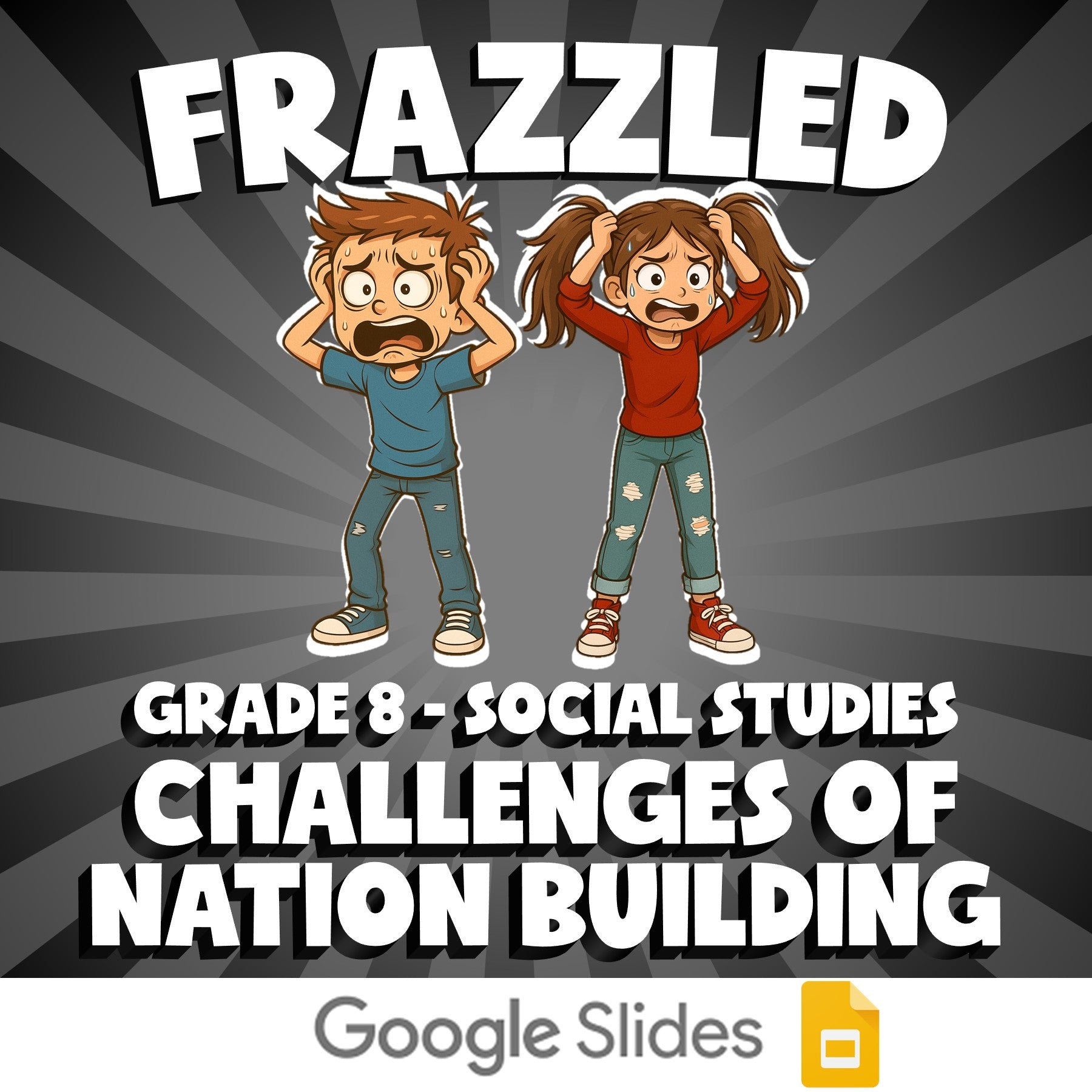 Challenges of Nation Building FRAZZLED Socials Game - No Prep Grade 8 Review
