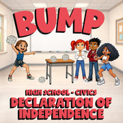 Declaration of Independence BUMP Civics Game - No Prep Review Activity