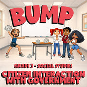 Citizen Interaction with Government BUMP Socials Game - No Prep Grade 3 Review