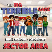 Sector Area BIG TERRIBLE GAME - No Prep Geometry Math Review Activity