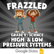 High  & Low Pressure Systems FRAZZLED Science Game - No Prep Grade 9 Review