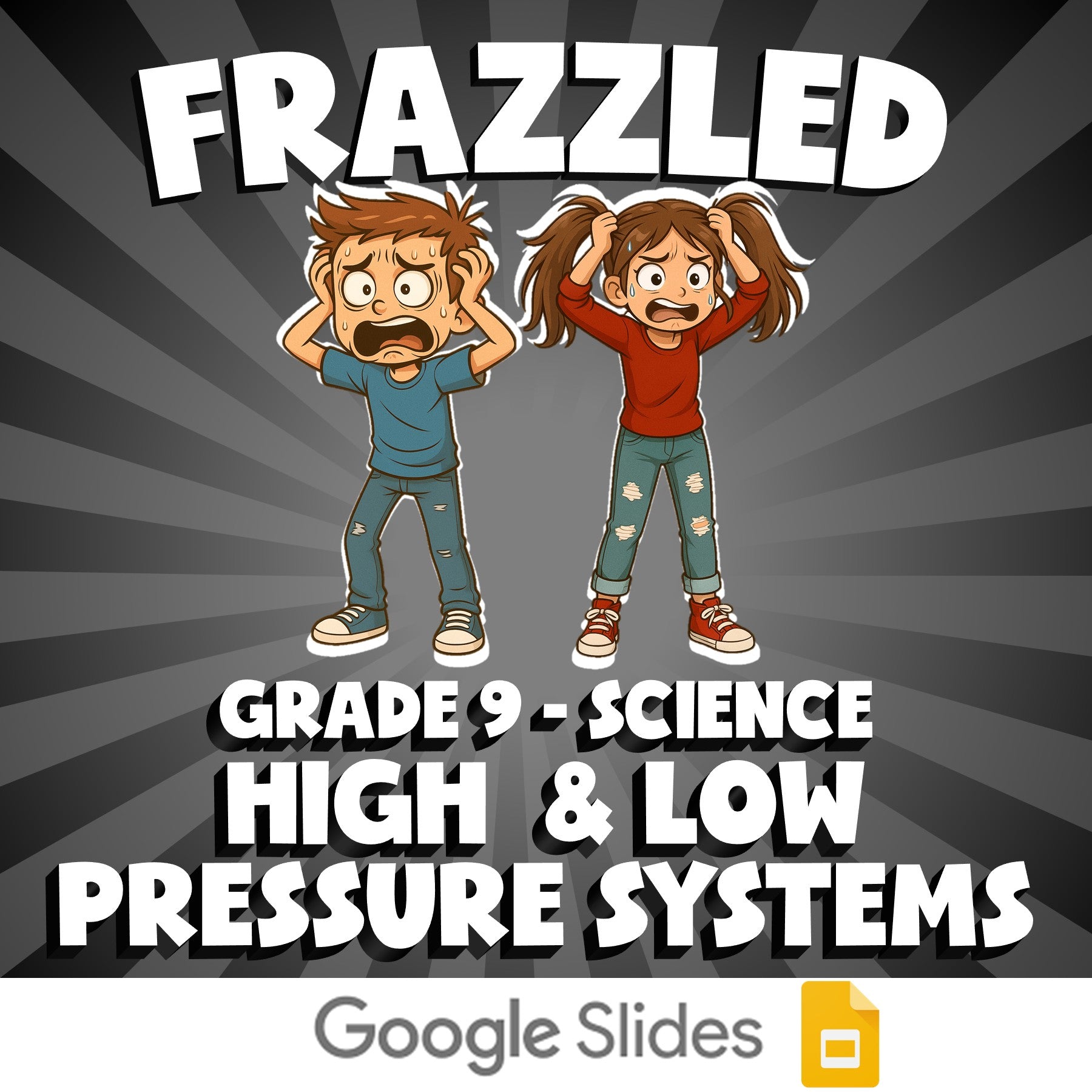 High  & Low Pressure Systems FRAZZLED Science Game - No Prep Grade 9 Review