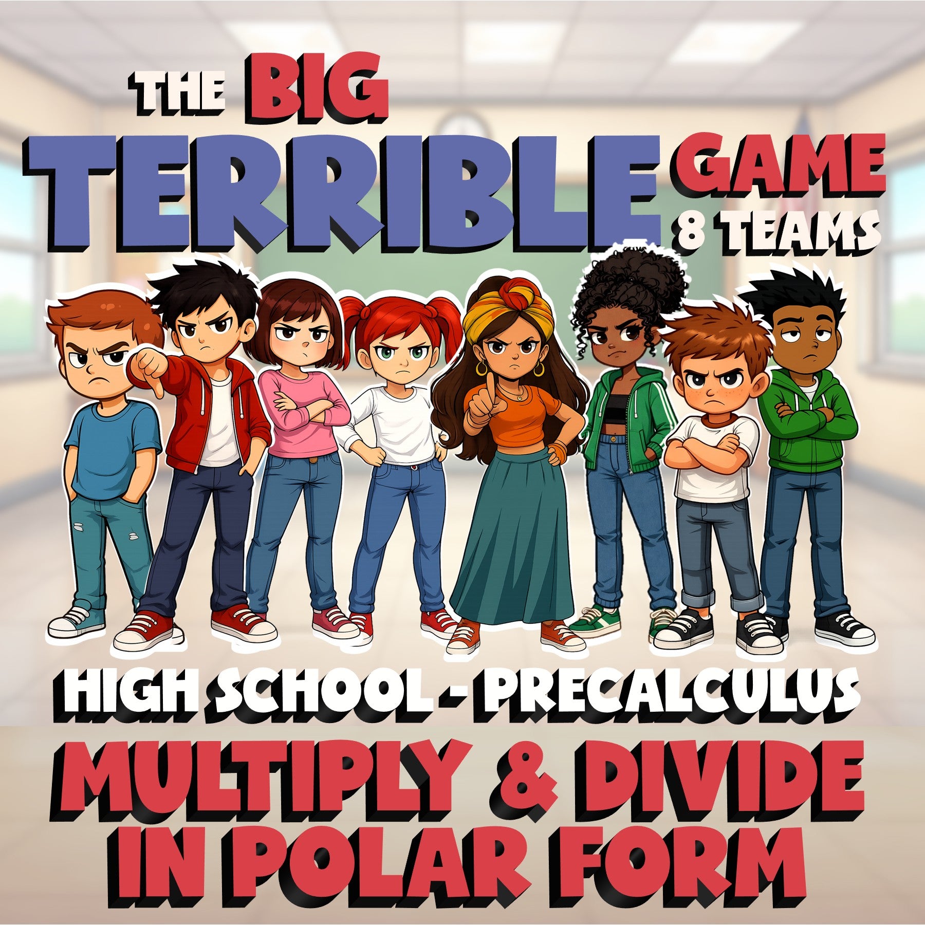 Multiply & Divide in Polar Form BIG TERRIBLE GAME - PreCalculus Math Review