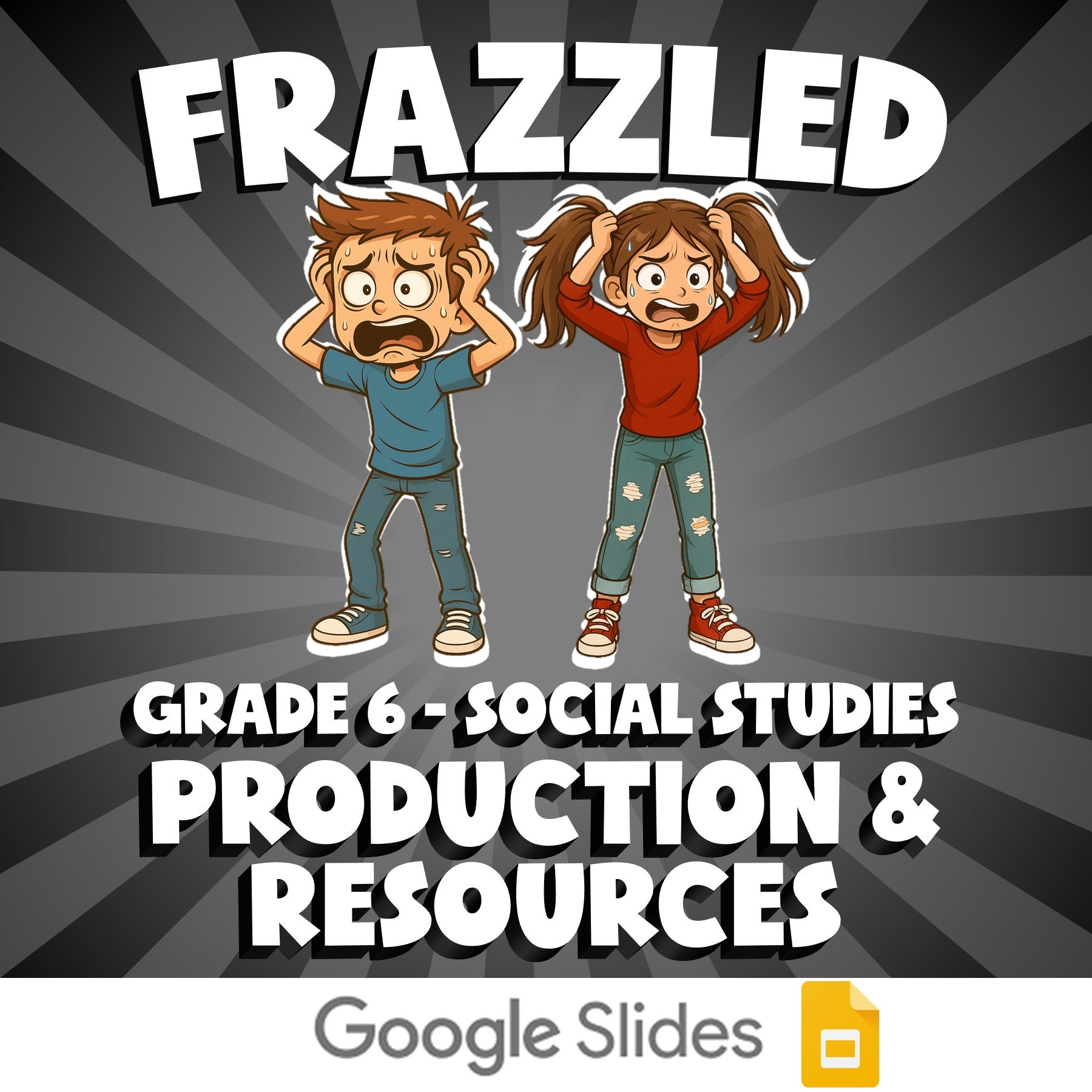 Production & Resources FRAZZLED Socials Game - No Prep Grade 6 Review Activity