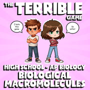 Biological Macromolecules THE TERRIBLE GAME - No Prep AP Biology Science Review