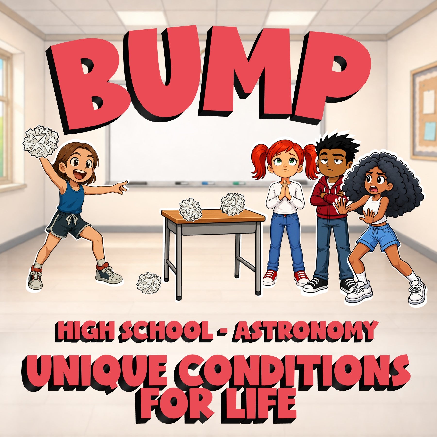 Unique Conditions for Life BUMP Science Game - No Prep Astronomy Review Activity