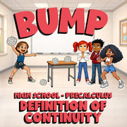 Definition of Continuity BUMP Math Game - No Prep PreCalculus Review Activity