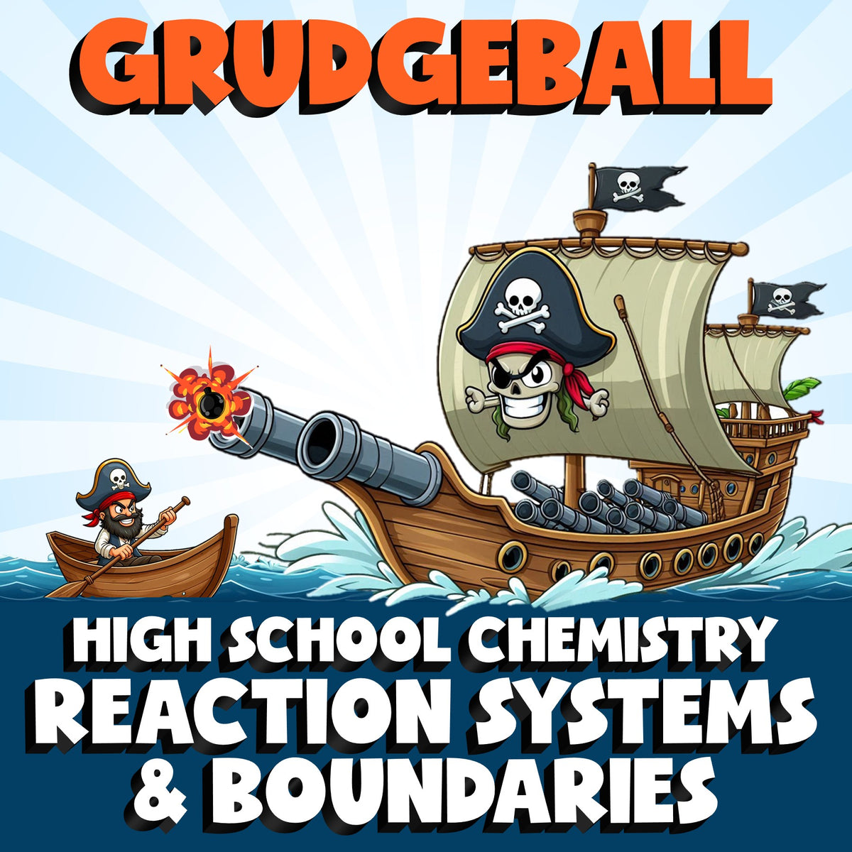 Reaction Systems & Boundaries GRUDGEBALL Science Game - No Prep Chemistry Review