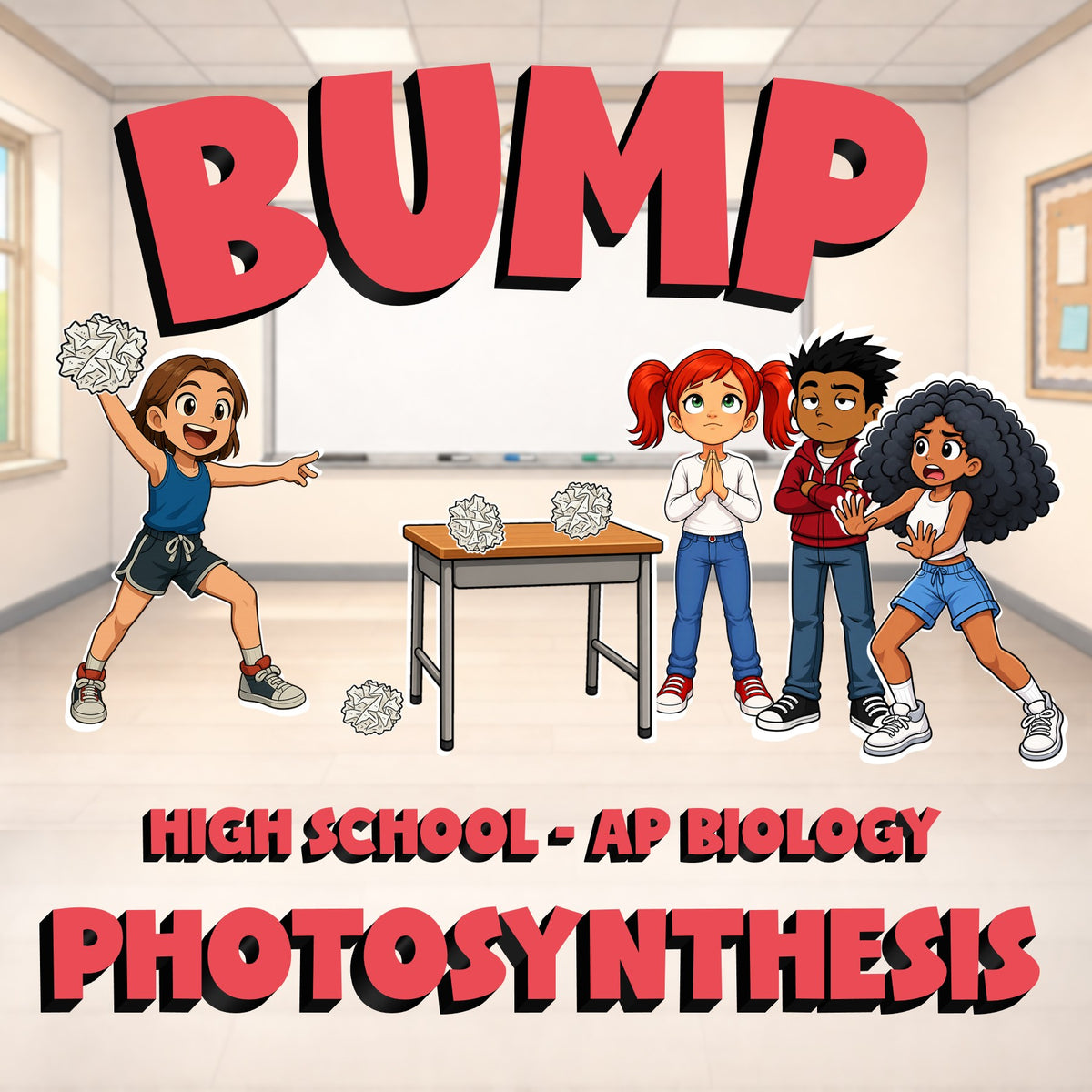 Photosynthesis BUMP Science Game - No Prep AP Biology Review Activity