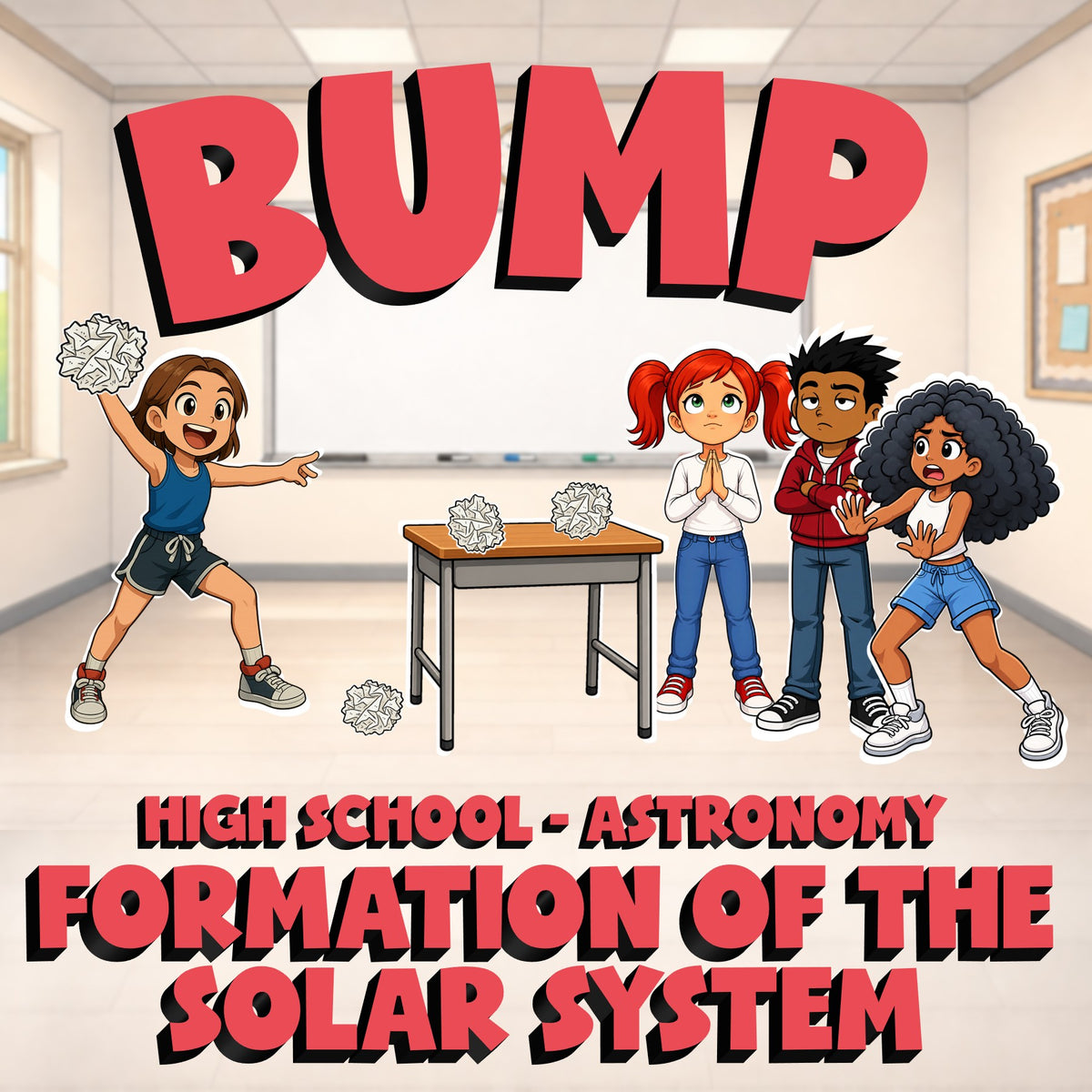 Formation of the Solar System BUMP Science Game - No Prep Astronomy Review