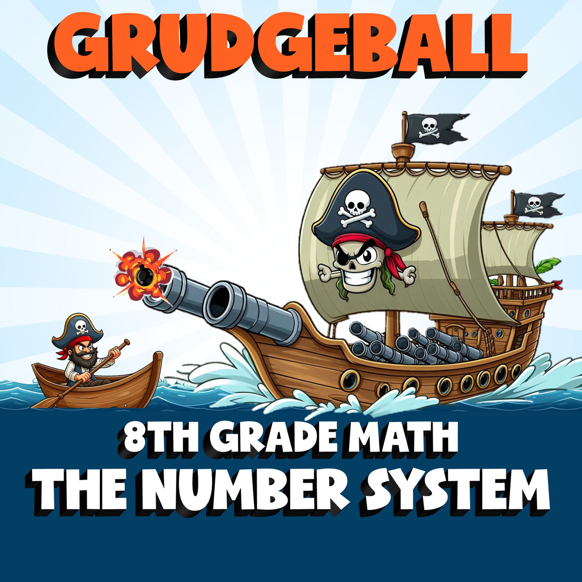 The Number System GRUDGEBALL Math Game - No Prep Grade 8 Review Activity