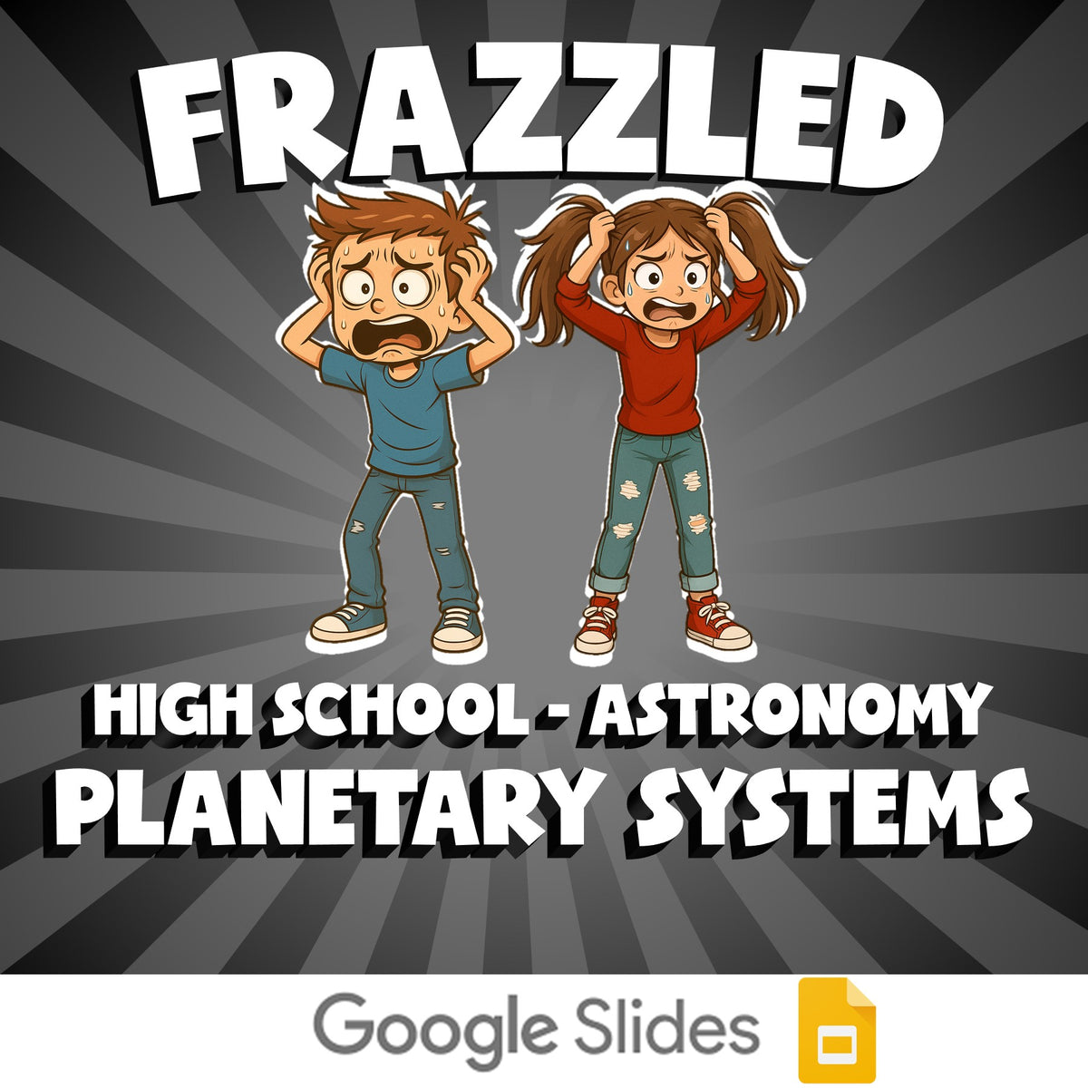 Planetary Systems FRAZZLED Science Game - No Prep Astronomy Review Activity