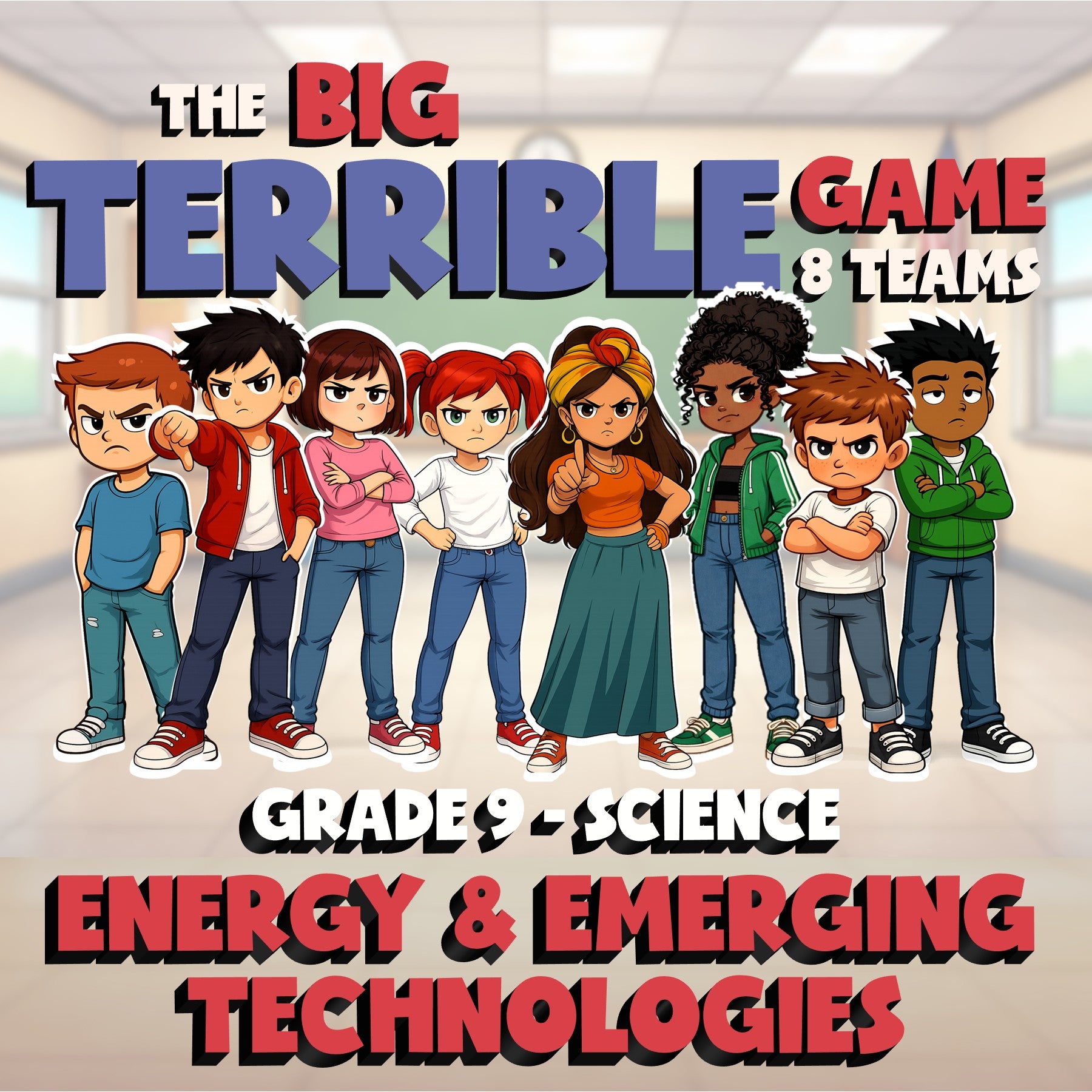 Energy & Emerging Technologies BIG TERRIBLE GAME - Grade 9 Science Review