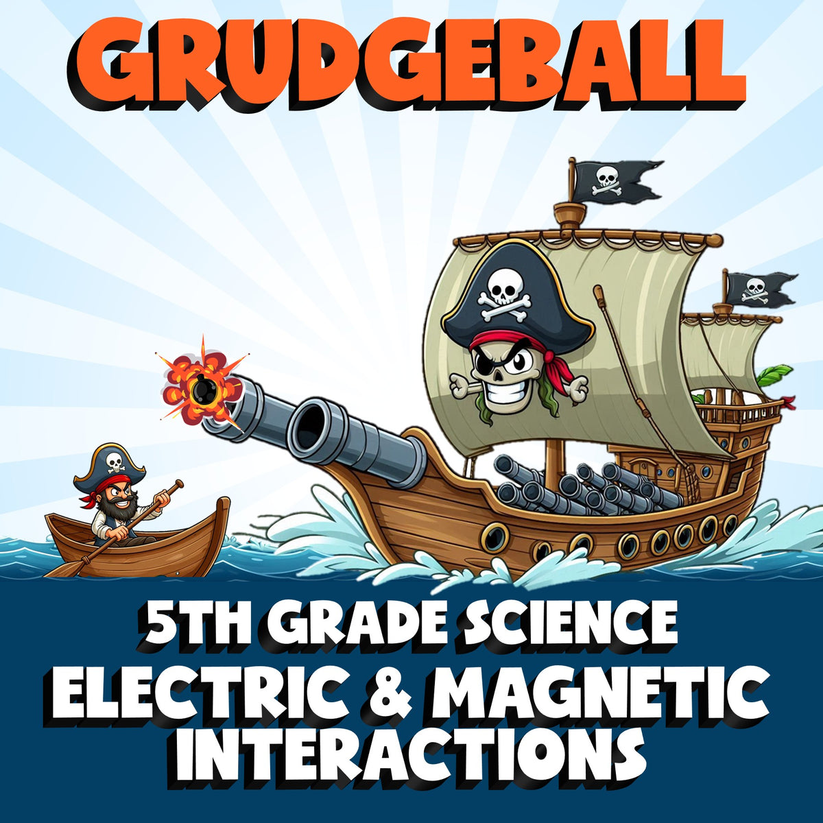 Electric & Magnetic Interactions GRUDGEBALL Science Game - No Prep Grade 5