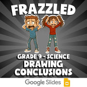 Drawing Conclusions FRAZZLED Science Game - No Prep Grade 9 Review Activity