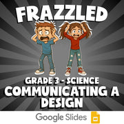 Communicating a Design FRAZZLED Science Game - No Prep Grade 3 Review Activity