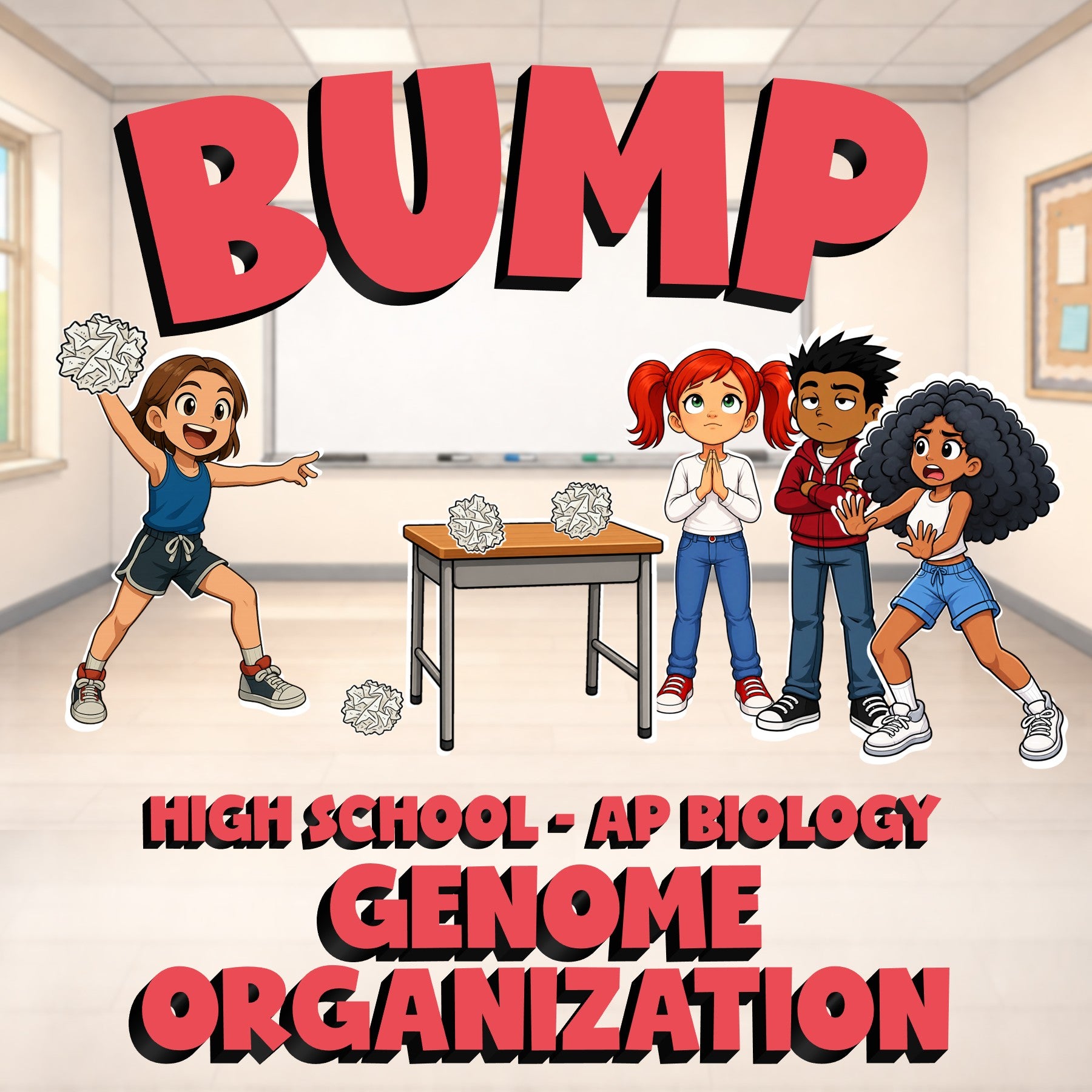Genome Organization BUMP Science Game - No Prep AP Biology Review Activity