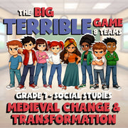 Medieval Change & Transformation BIG TERRIBLE GAME - Grade 7 Socials Review