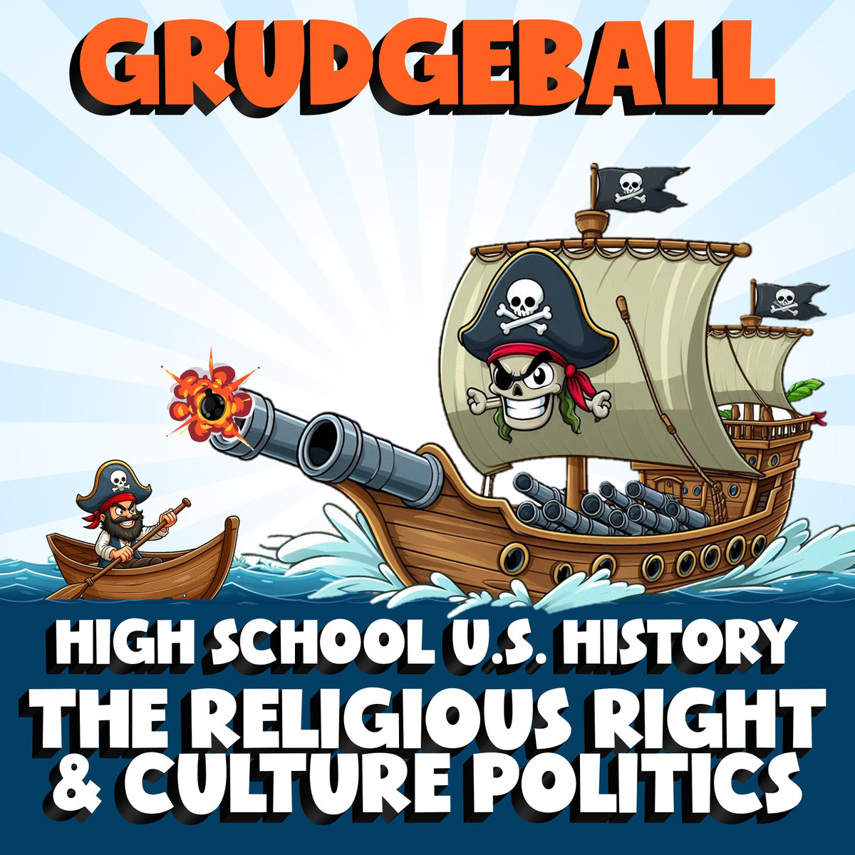 The Religious Right & Culture Politics GRUDGEBALL U.S. History Game - No Prep