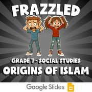Origins of Islam FRAZZLED Socials Game - No Prep Grade 7 Review Activity