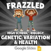 Genetic Variation & Health FRAZZLED Science Game - No Prep Biology Review