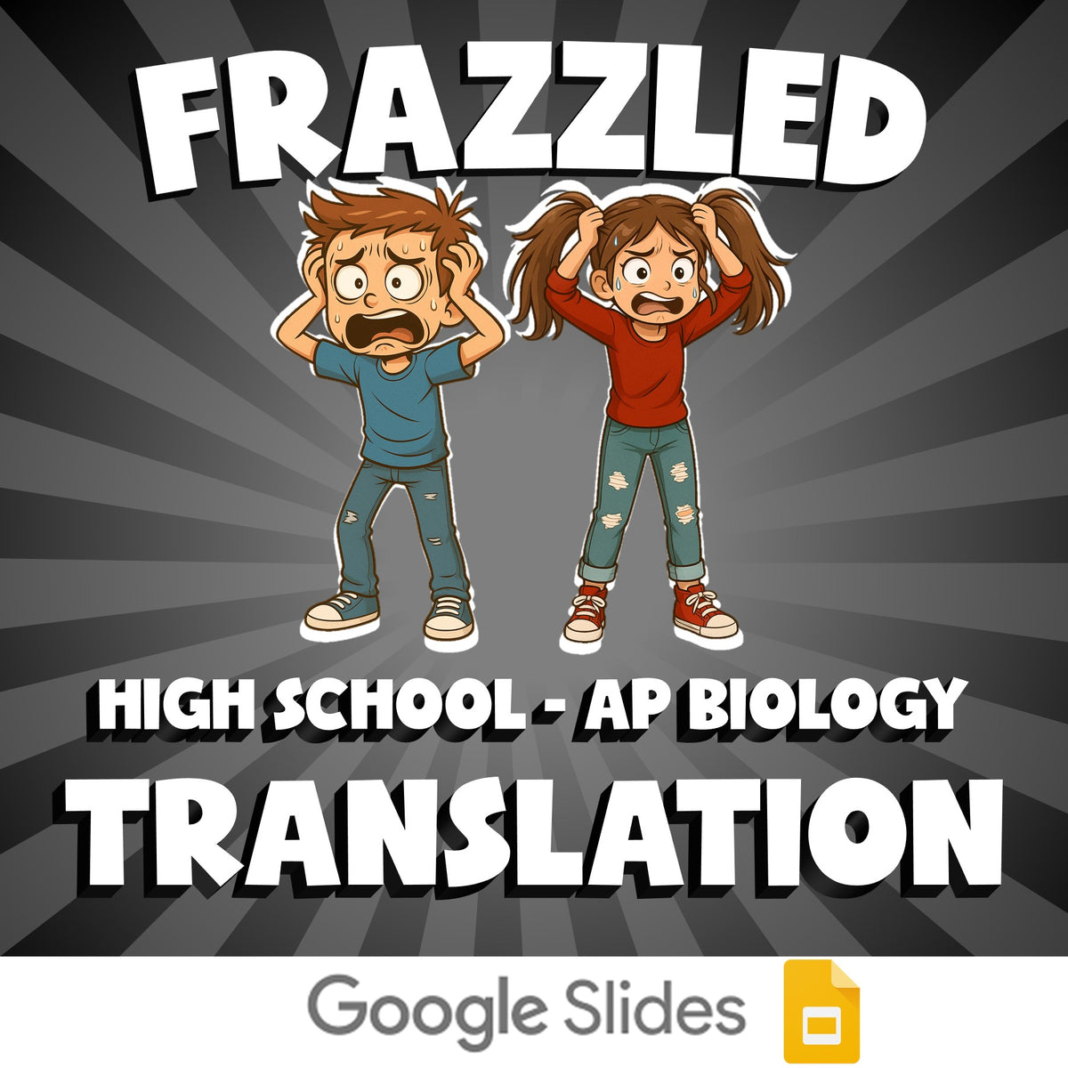 Translation FRAZZLED Science Game - No Prep AP Biology Review Activity