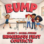 Indigenous First Contacts BUMP Socials Game - No Prep Grade 7 Review Activity