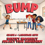 Identify Incorrect Subject Verb Agreement BUMP ELA Game - No Prep Grade 6 Review