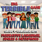 Figurative Language, Similes & Metaphors BIG TERRIBLE GAME - Grade 4 ELA Review