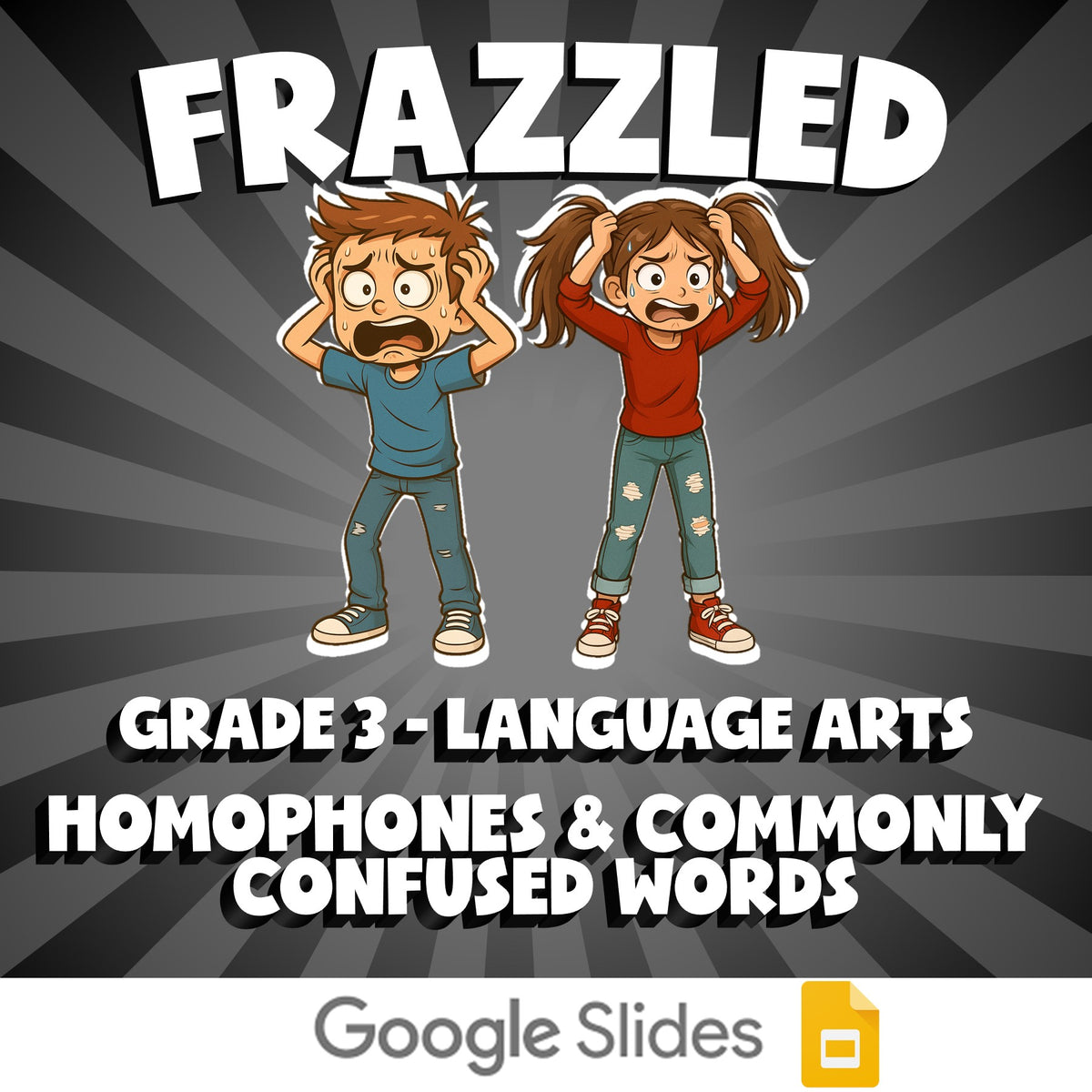 Homophones & Commonly Confused Words FRAZZLED ELA Game - No Prep Grade 3 Review