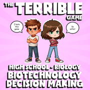 Biotechnology Decision Making THE TERRIBLE GAME - No Prep Biology Science Review