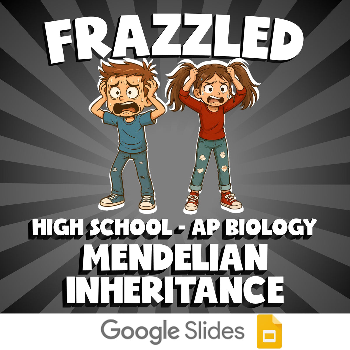 Mendelian Inheritance FRAZZLED Science Game - No Prep AP Biology Review Activity
