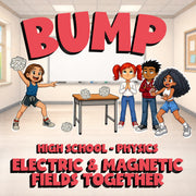 Electric & Magnetic Fields Together BUMP Science Game - No Prep Physics Review