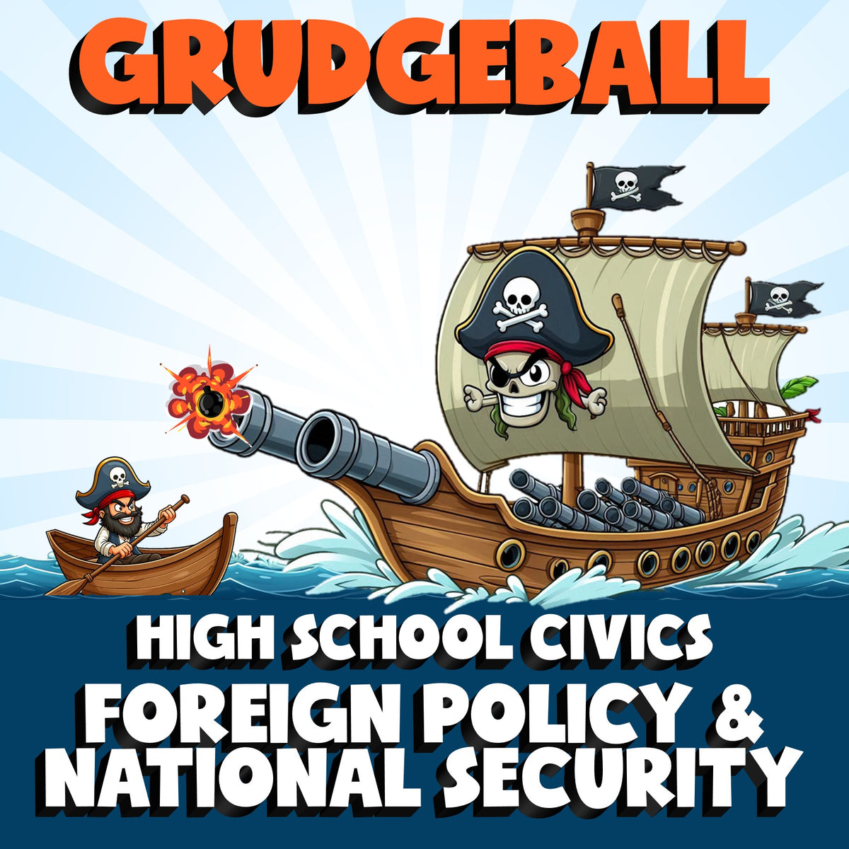 Foreign Policy & National Security GRUDGEBALL Civics Game - No Prep Review