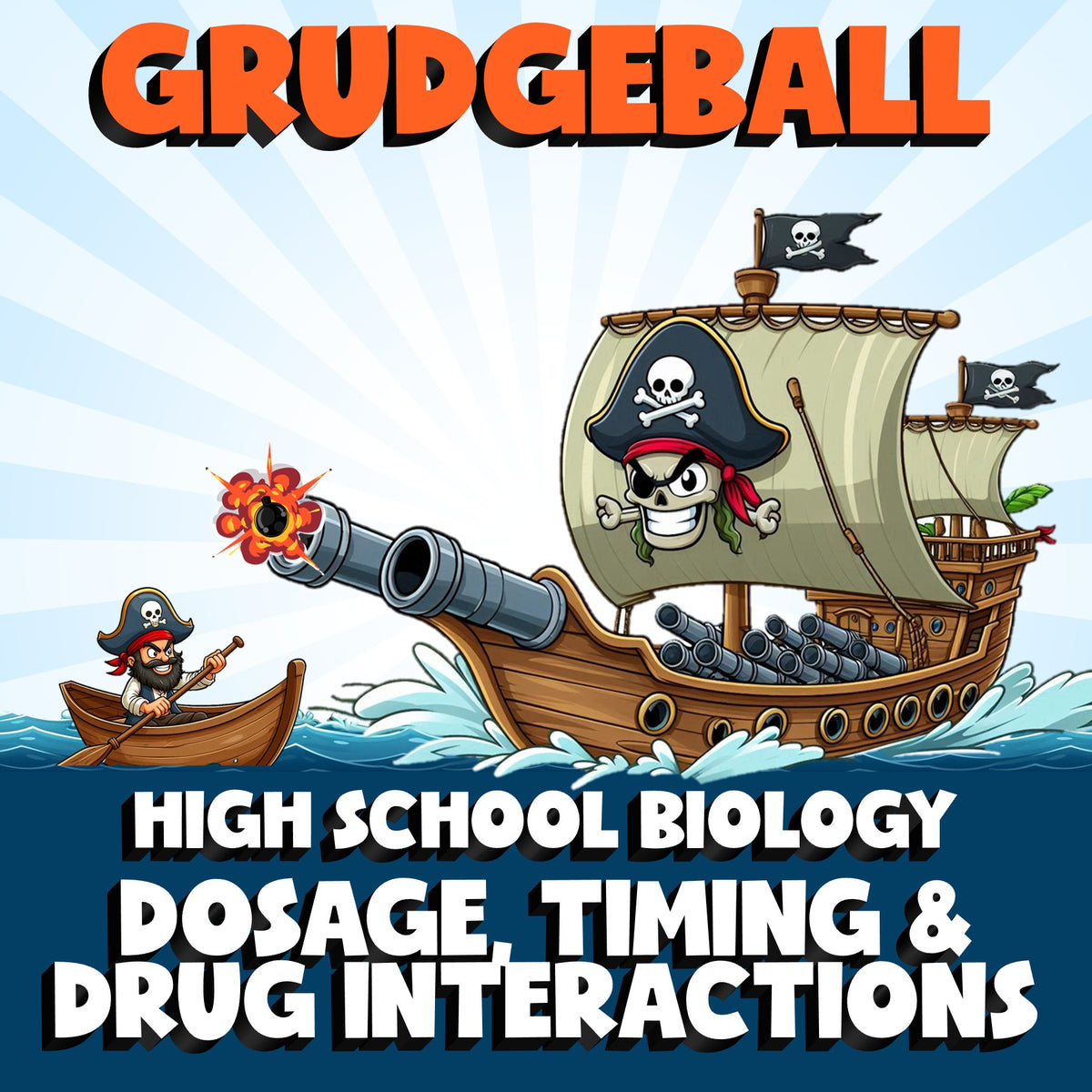 Dosage, Timing & Drug Interactions GRUDGEBALL Science Game - No Prep Biology