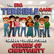 Origins of Christianity BIG TERRIBLE GAME - No Prep Grade 6 Socials Review