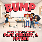 Past, Present, & Future BUMP Socials Game - No Prep Grade 3 Review Activity