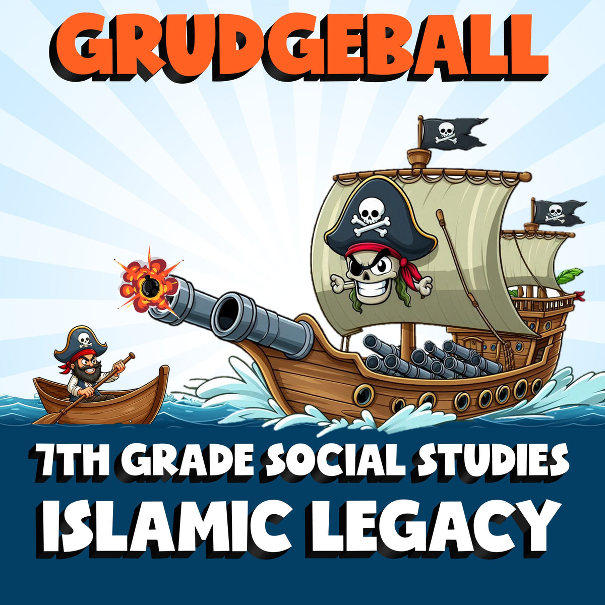 Islamic Legacy GRUDGEBALL Socials Game - No Prep Grade 7 Review Activity