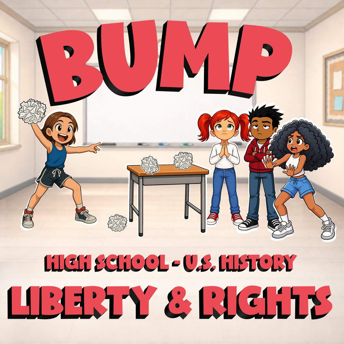 Liberty & Rights BUMP U.S. History Game - No Prep Review Activity