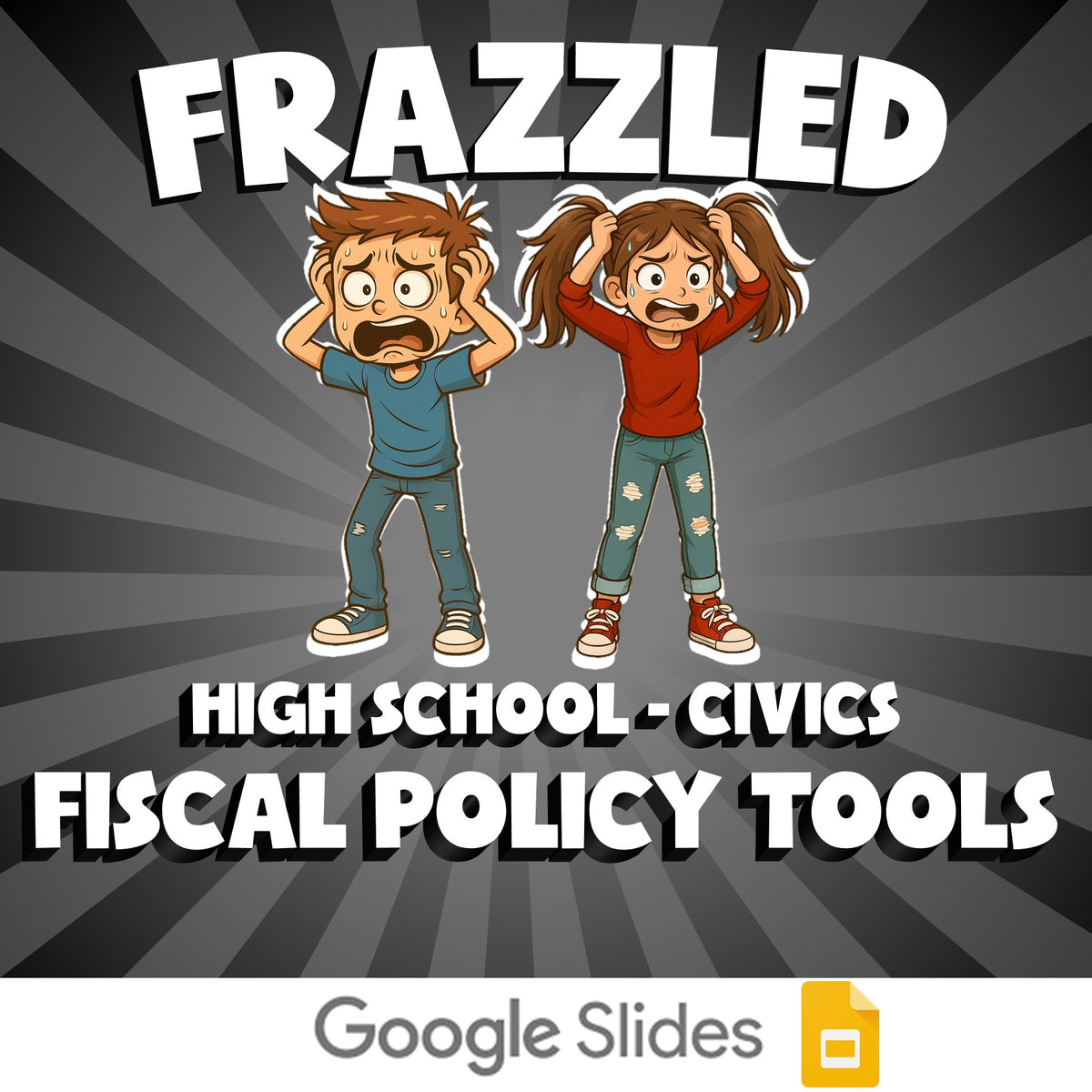 Fiscal Policy Tools FRAZZLED Civics Game - No Prep Review Activity