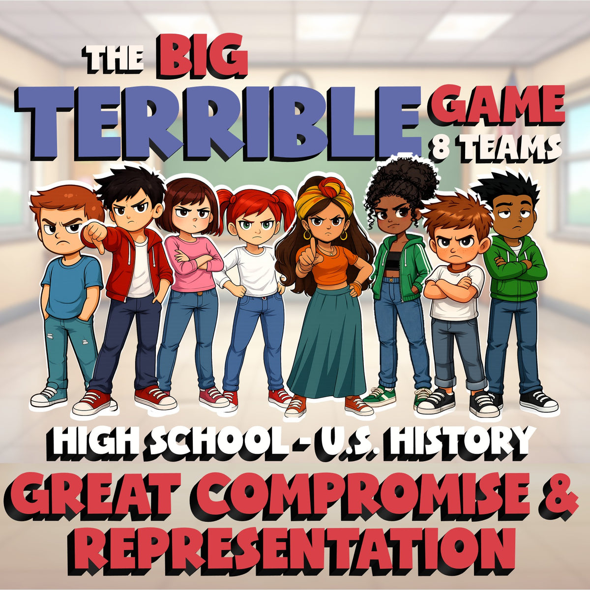 Great Compromise & Representation BIG TERRIBLE GAME - U.S. History Review