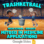 Mitosis in Medicine Applications TRASHKETBALL Science Game - No Prep Biology